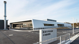 学校給食共同調理場_脱臭装置導入事例